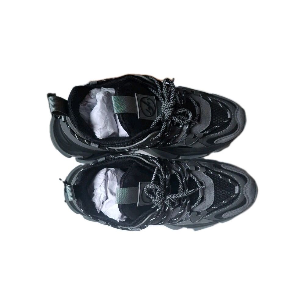 Javi Swipe Sneakers Black/Purple Multicolor Reflective Size 9